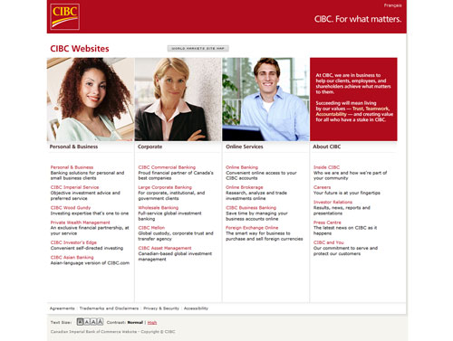 CIBC Website CIBC